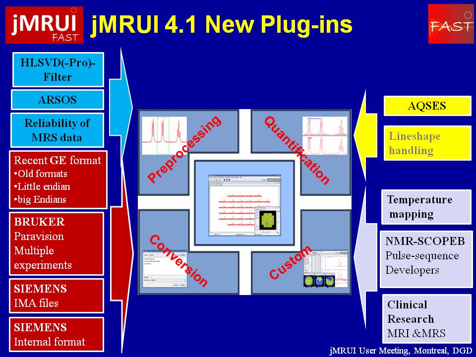 jMRUI version 4 adopted a plugin architecture
